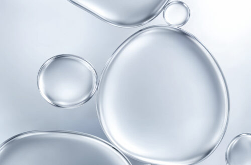oil bubbles against abstract background 1