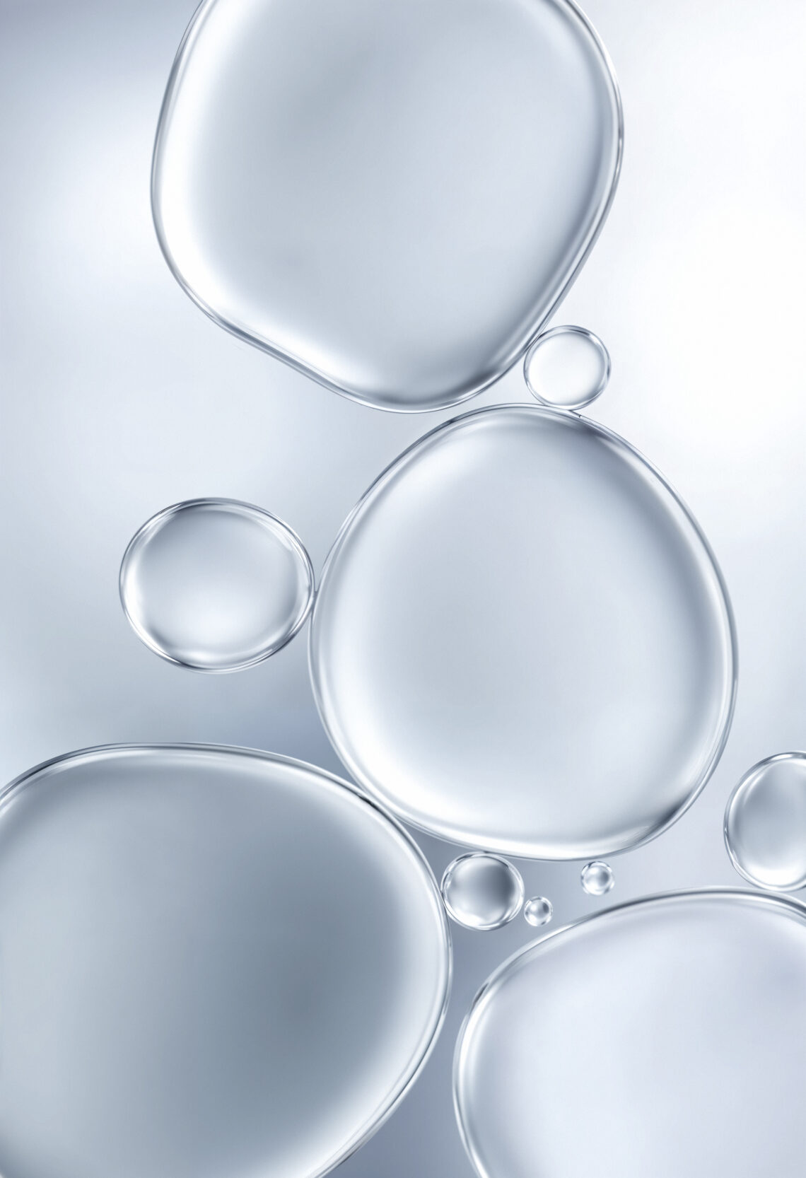 oil bubbles against abstract background
