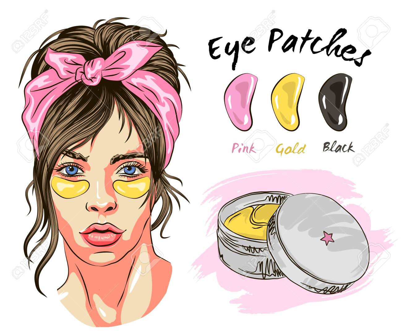 133740497 patches under eye skin care eye patches for puffiness wrinkles dryness and dark circles under